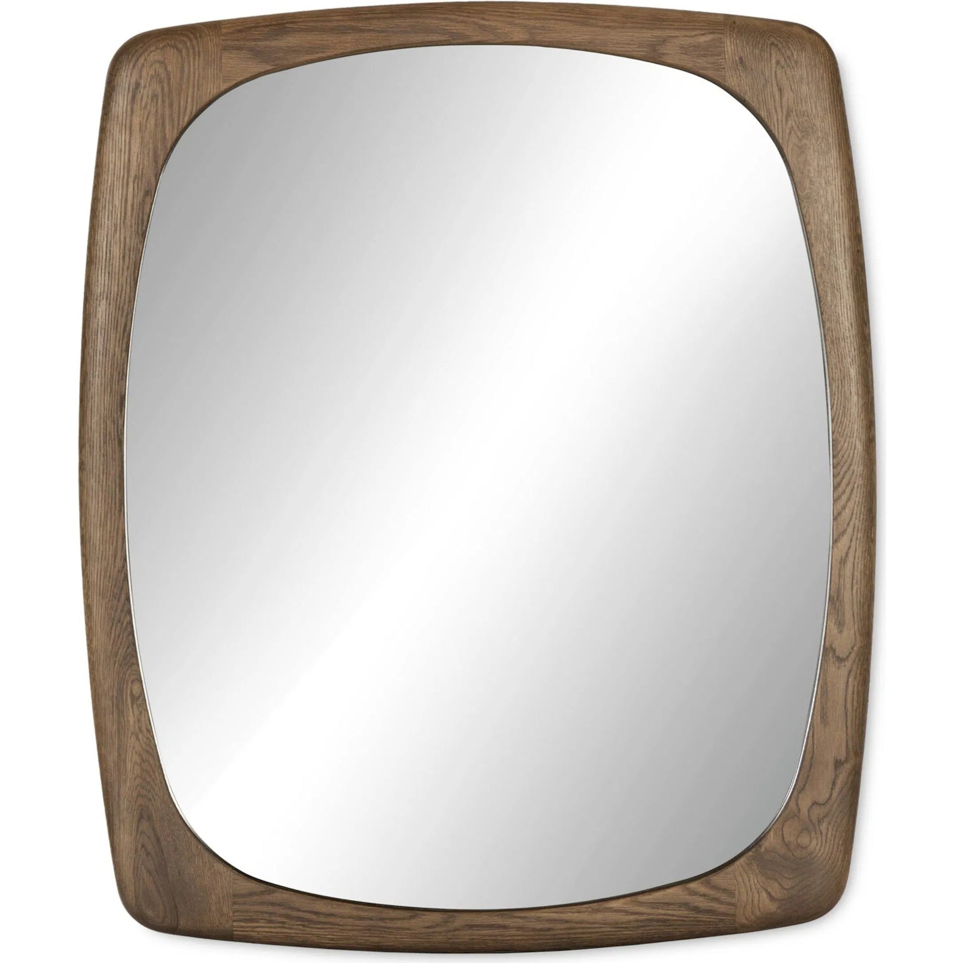 Jai Wall Mirror by Four Hands. Made from solid oak, mirror in a transitional style.