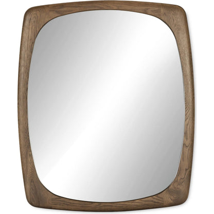 Jai Wall Mirror by Four Hands. Made from solid oak, mirror in a transitional style.