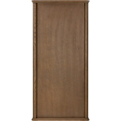 Kish Mirror by Four Hands in umber oak solid. Made from solid oak, glass in a traditional style.