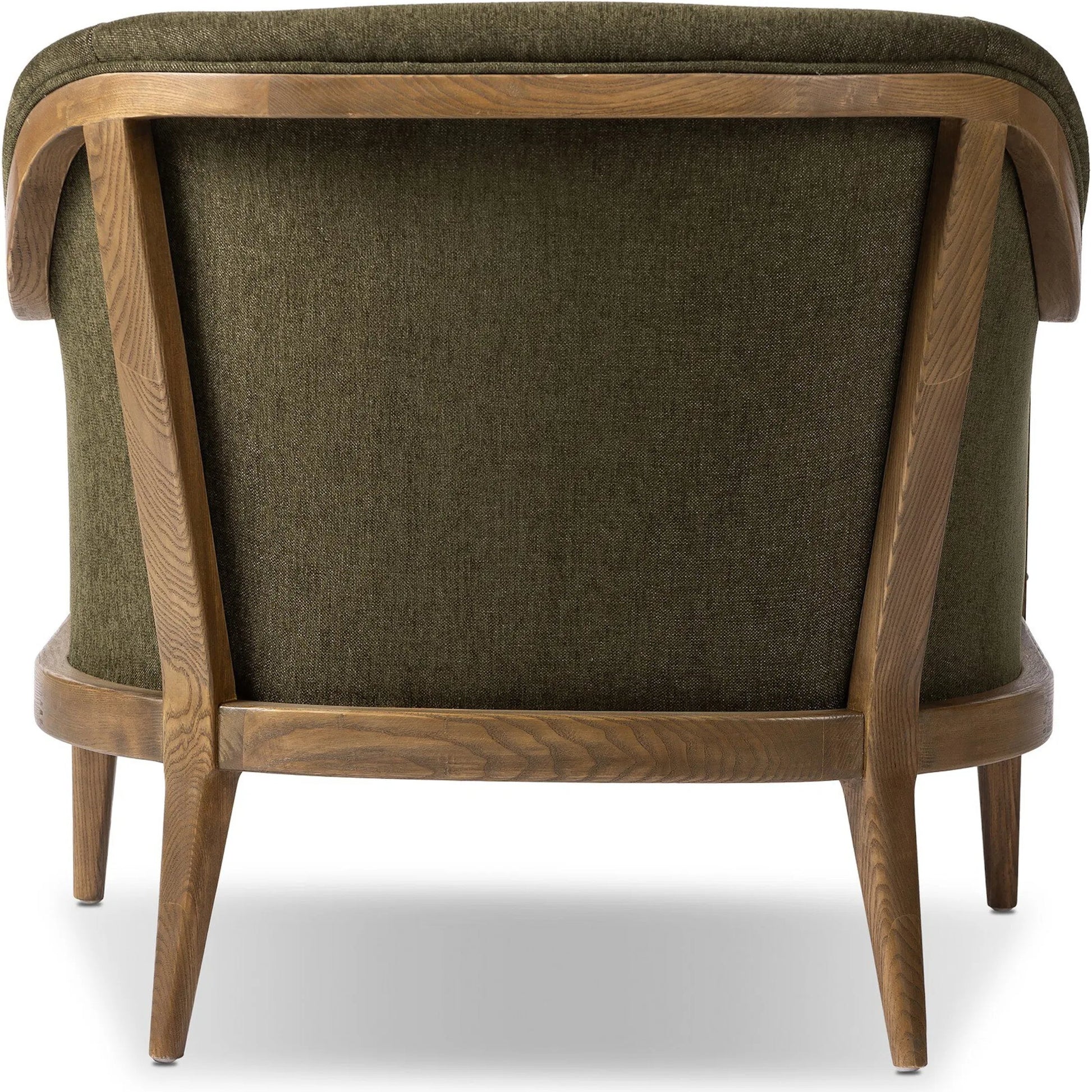 Colston Chair by Four Hands in sutton olive, toasted ash solid. Made from 100% polyester, solid ash in a modern style.