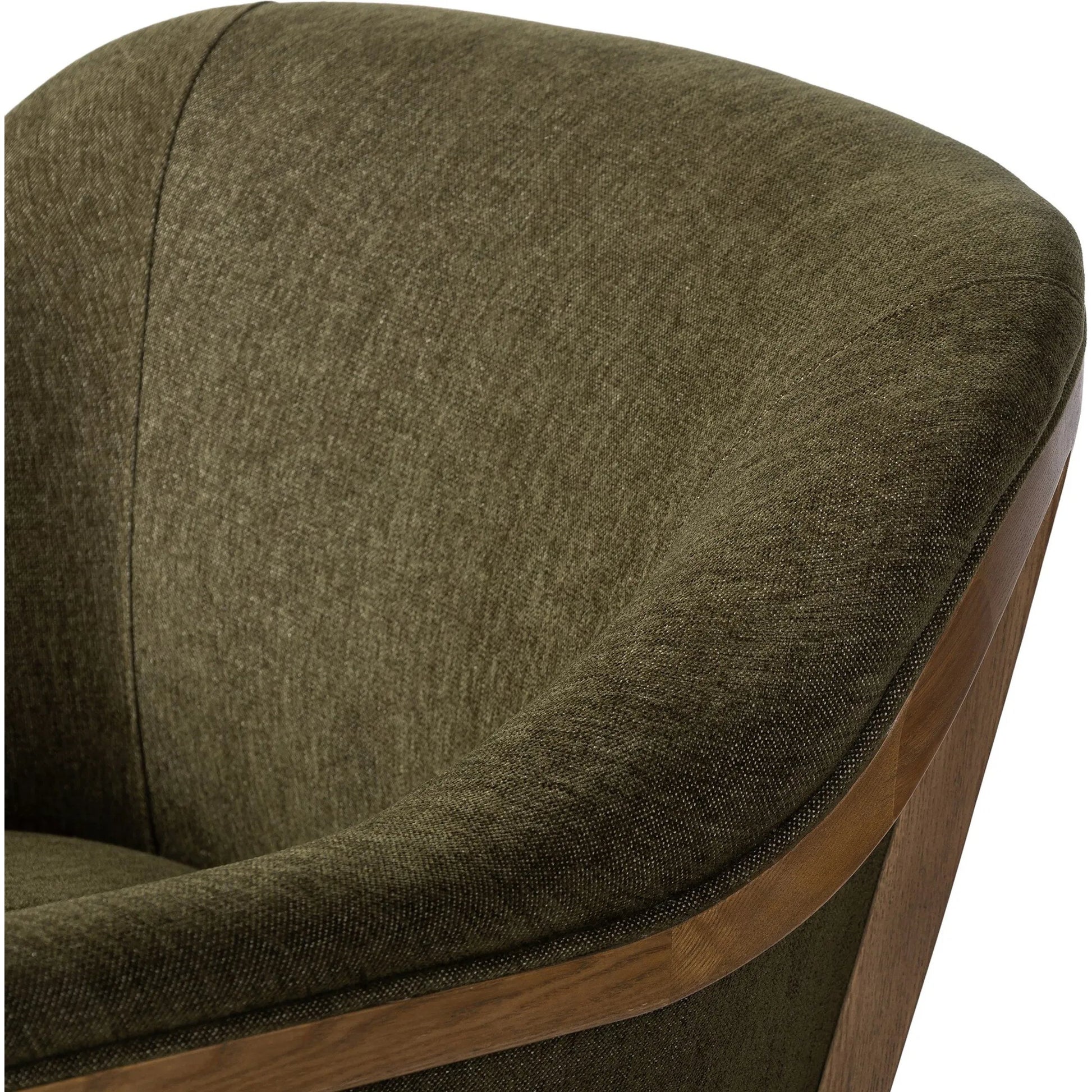 Colston Chair by Four Hands in sutton olive, toasted ash solid. Made from 100% polyester, solid ash in a modern style.