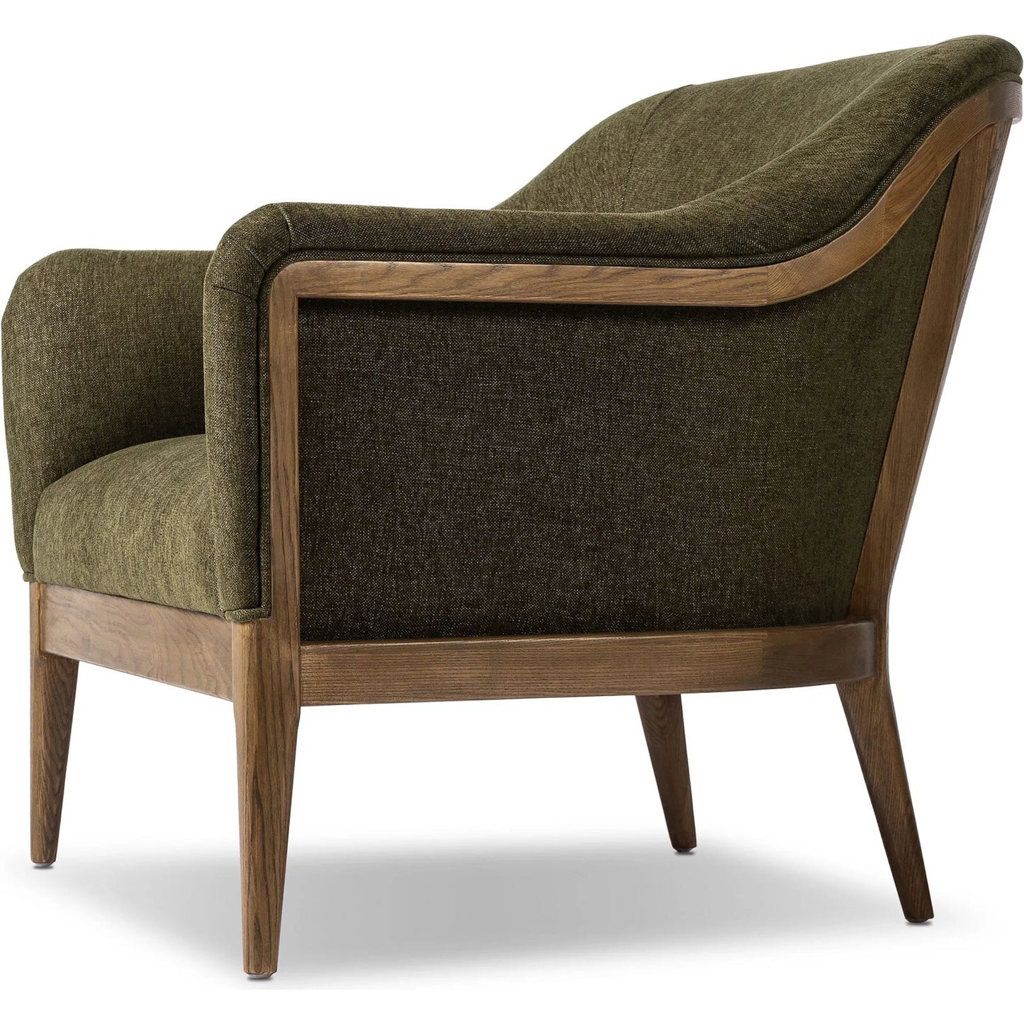 007 SI-2446534 | Additional Silo | Colston Chair by Four Hands in sutton olive, toasted ash solid. Made from 100% polyester, solid ash in a modern style.