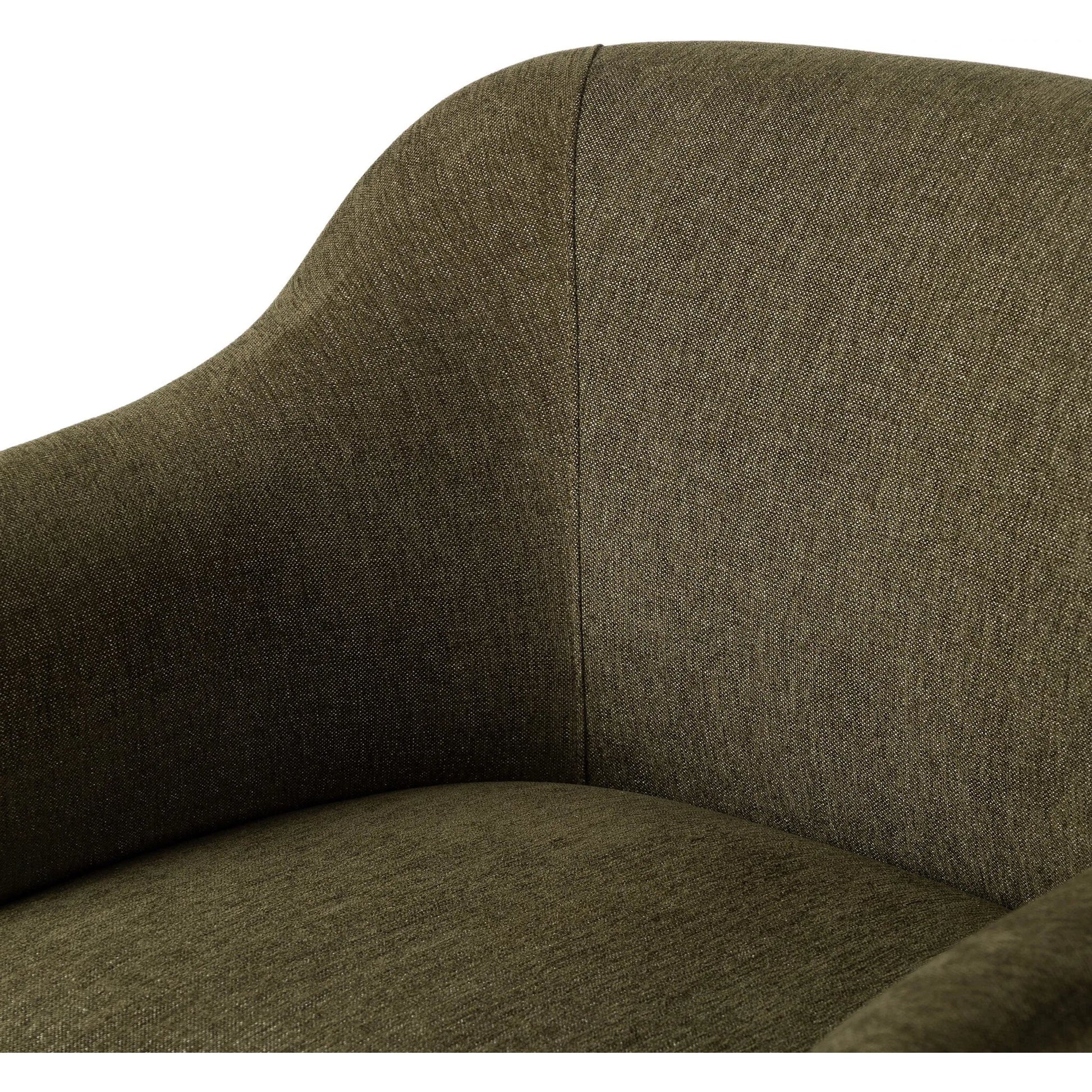 Colston Chair by Four Hands in sutton olive, toasted ash solid. Made from 100% polyester, solid ash in a modern style.