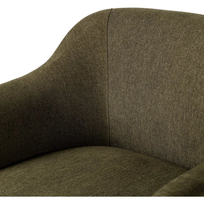 Colston Chair by Four Hands in sutton olive, toasted ash solid. Made from 100% polyester, solid ash in a modern style.