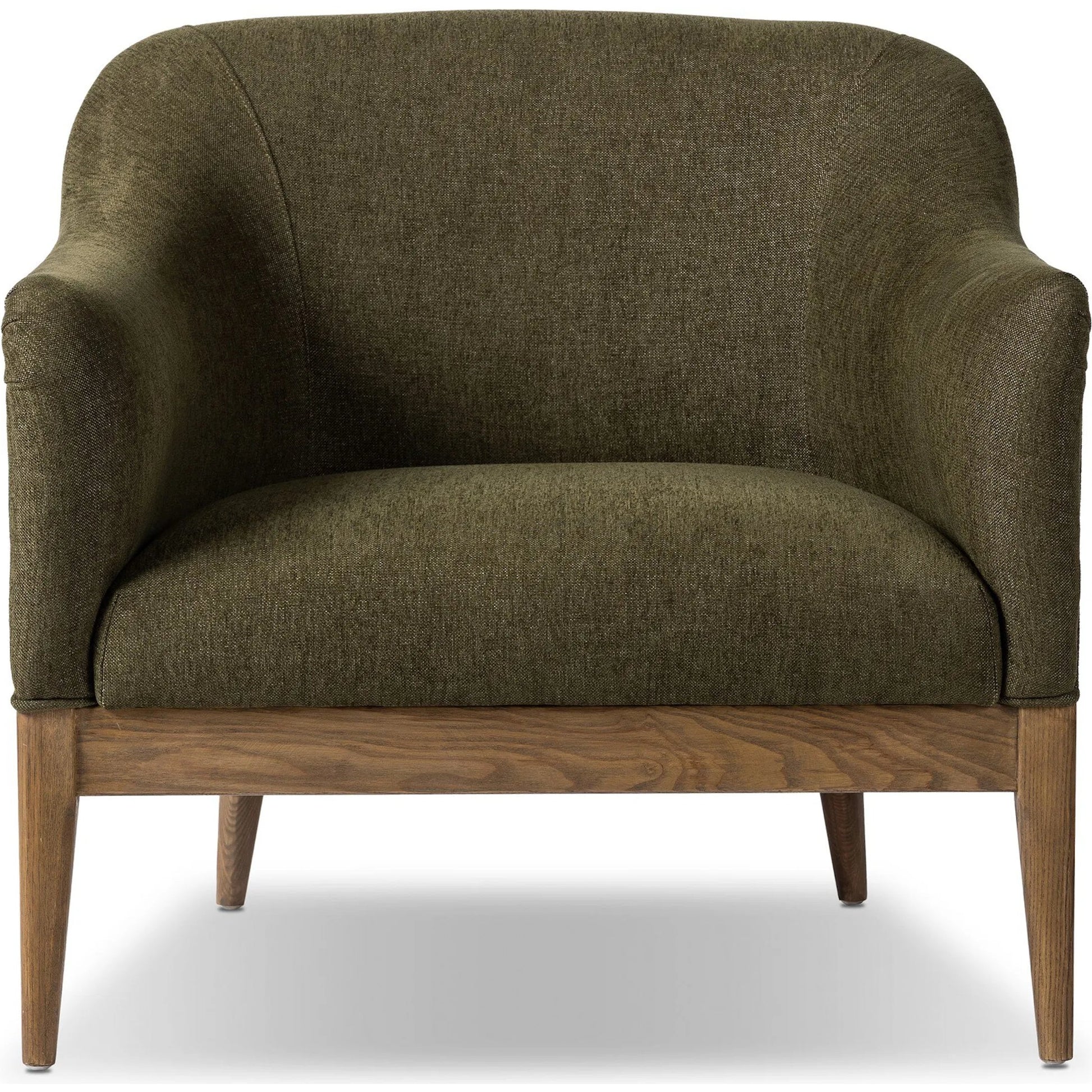 Colston Chair by Four Hands in sutton olive, toasted ash solid. Made from 100% polyester, solid ash in a modern style.