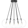 Clear Glass, Black Gunmetal, Black Cord