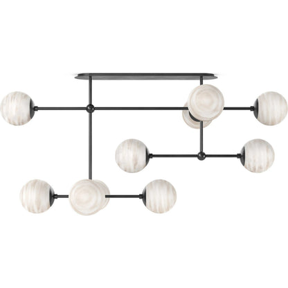 Armstrong Linear Chandelier by Four Hands. Made from unique in a modern style.