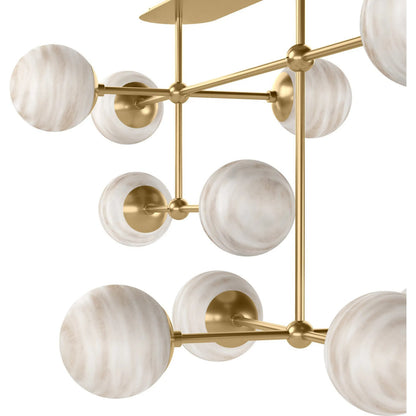 Armstrong Linear Chandelier by Four Hands. Made from unique in a modern style.