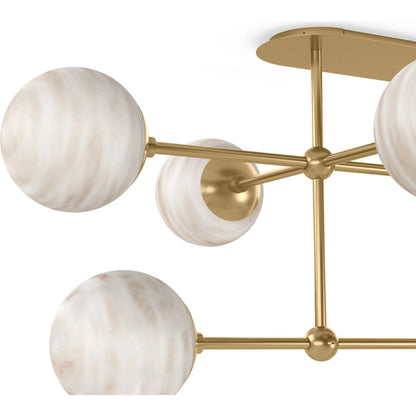 Armstrong Linear Chandelier by Four Hands. Made from unique in a modern style.