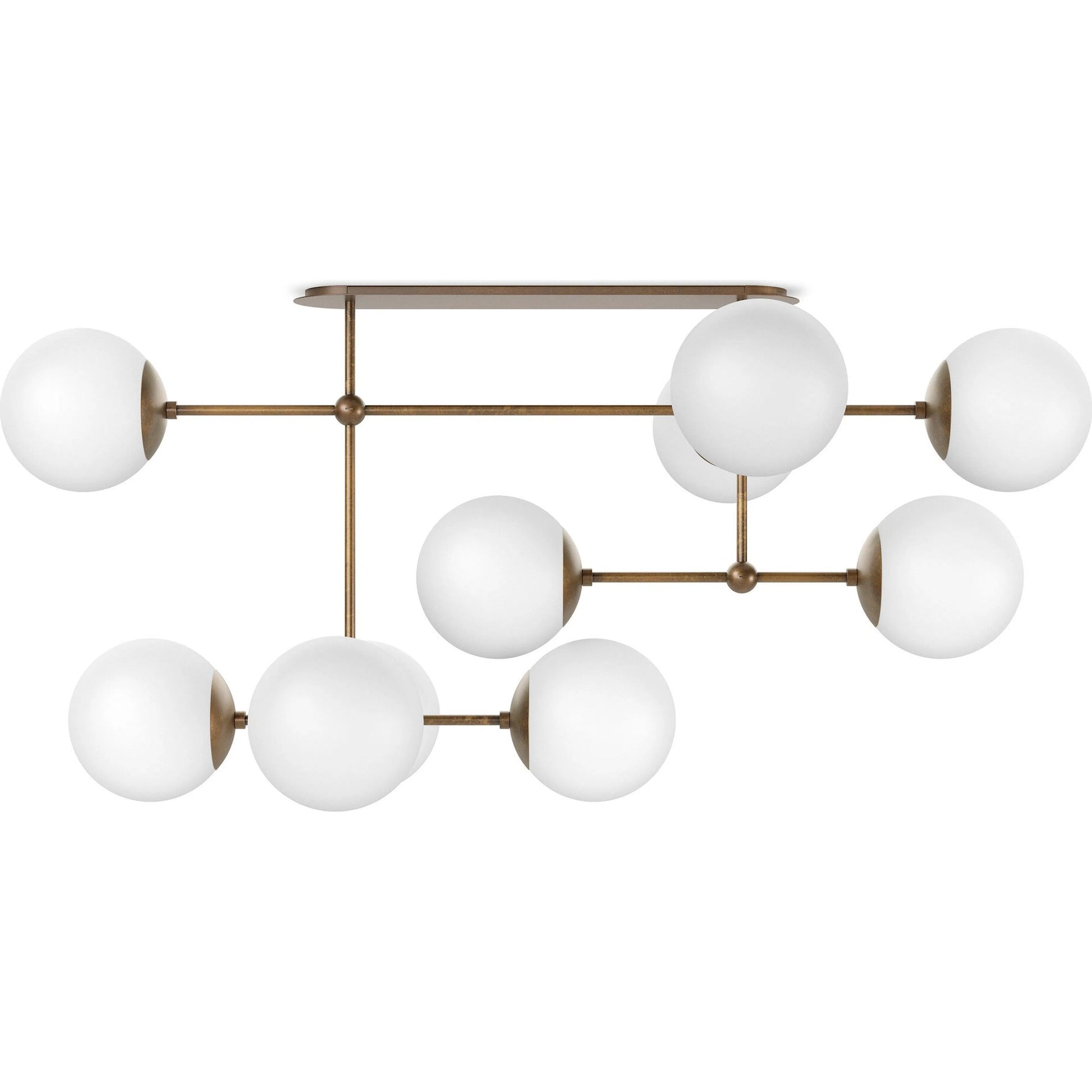 Armstrong Linear Chandelier by Four Hands. Made from unique in a modern style.