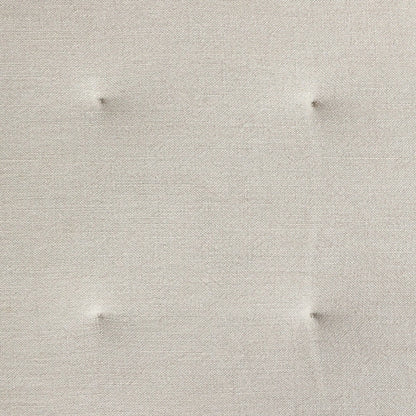 Senna Outdoor Dining Chair and A Half by Four Hands in vintage white, alessi linen. Made from 100% polyethylene, 100% polypropylene in a rustic style.