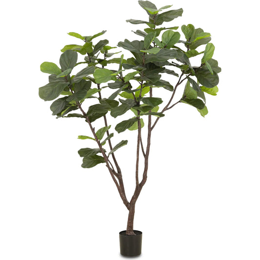 Faux Fiddle Leaf Tree by Four Hands in faux fiddle leaf tree. Made from 55% polyvinyl chloride (pvc), 45% polyethylene in a unique style.