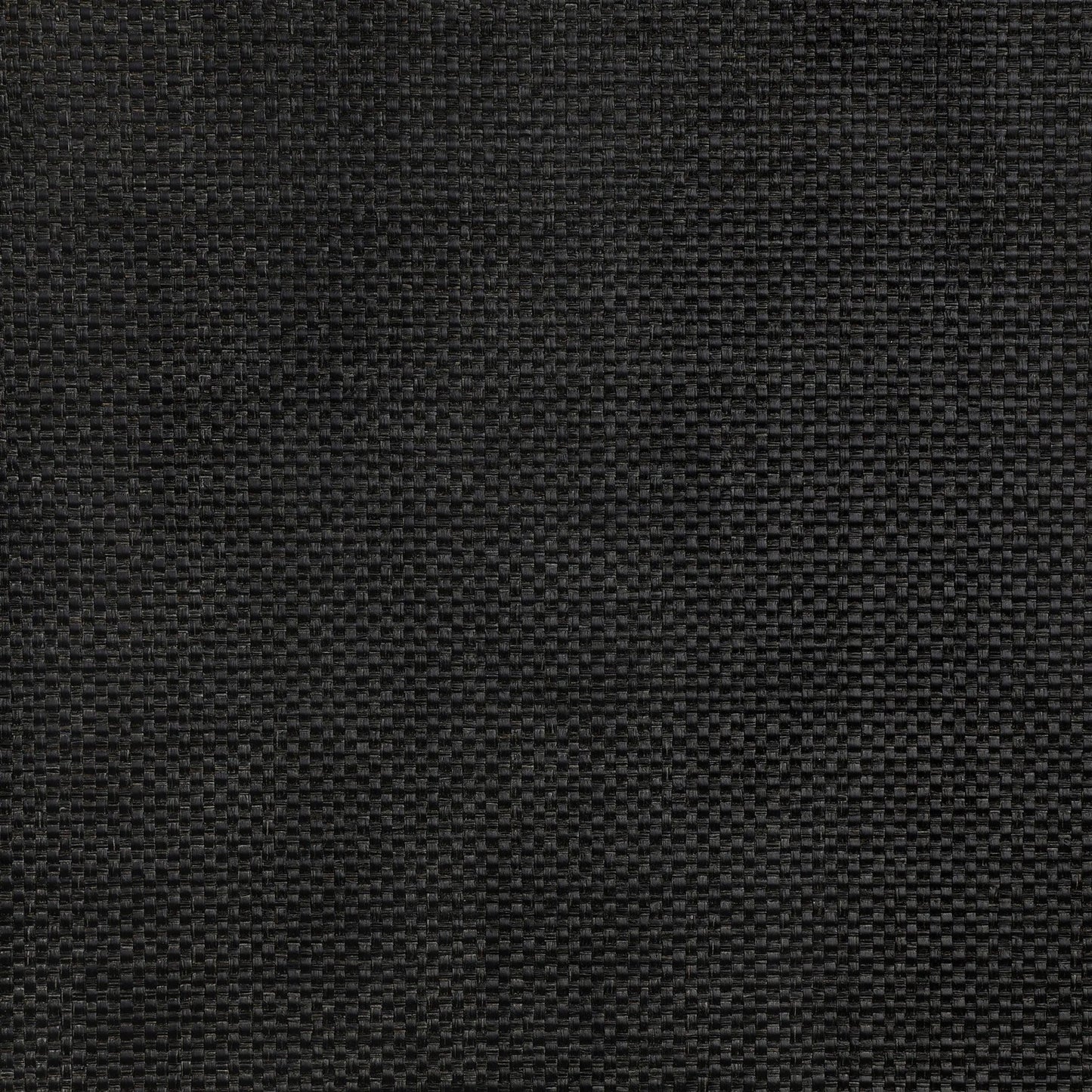 005 SI-2519172 | Closeup | Fiona Media Console by Four Hands in black raffia, russet mahogany. Made from sugar palm, solid mahogany in a transitional style.