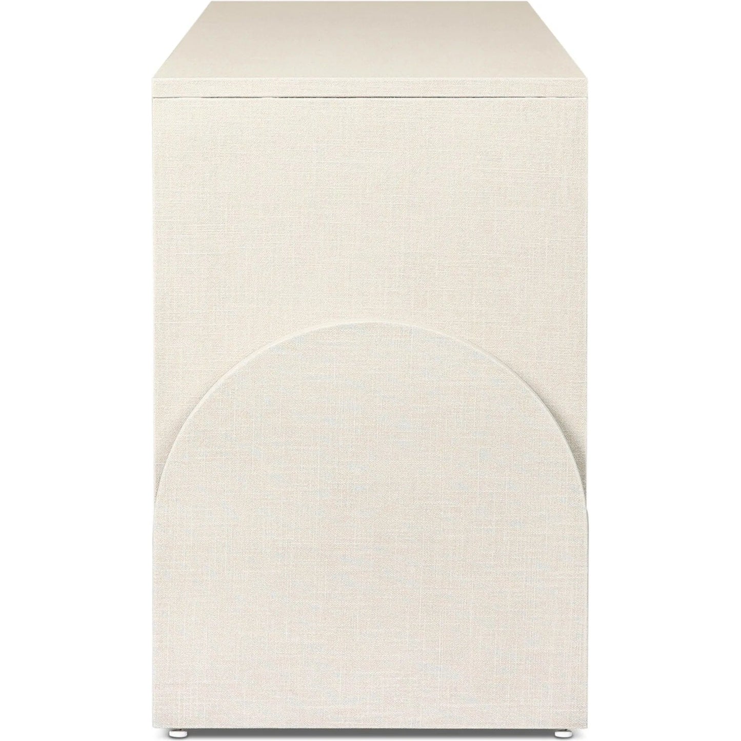 003 SI-2519138 | Additional Silo | Cressida Media Console by Four Hands in ivory painted linen. Made from painted linen in a transitional style.