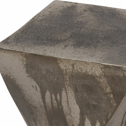 Euphrates Accent Table by Uttermost. Made from aluminum in a modern style.