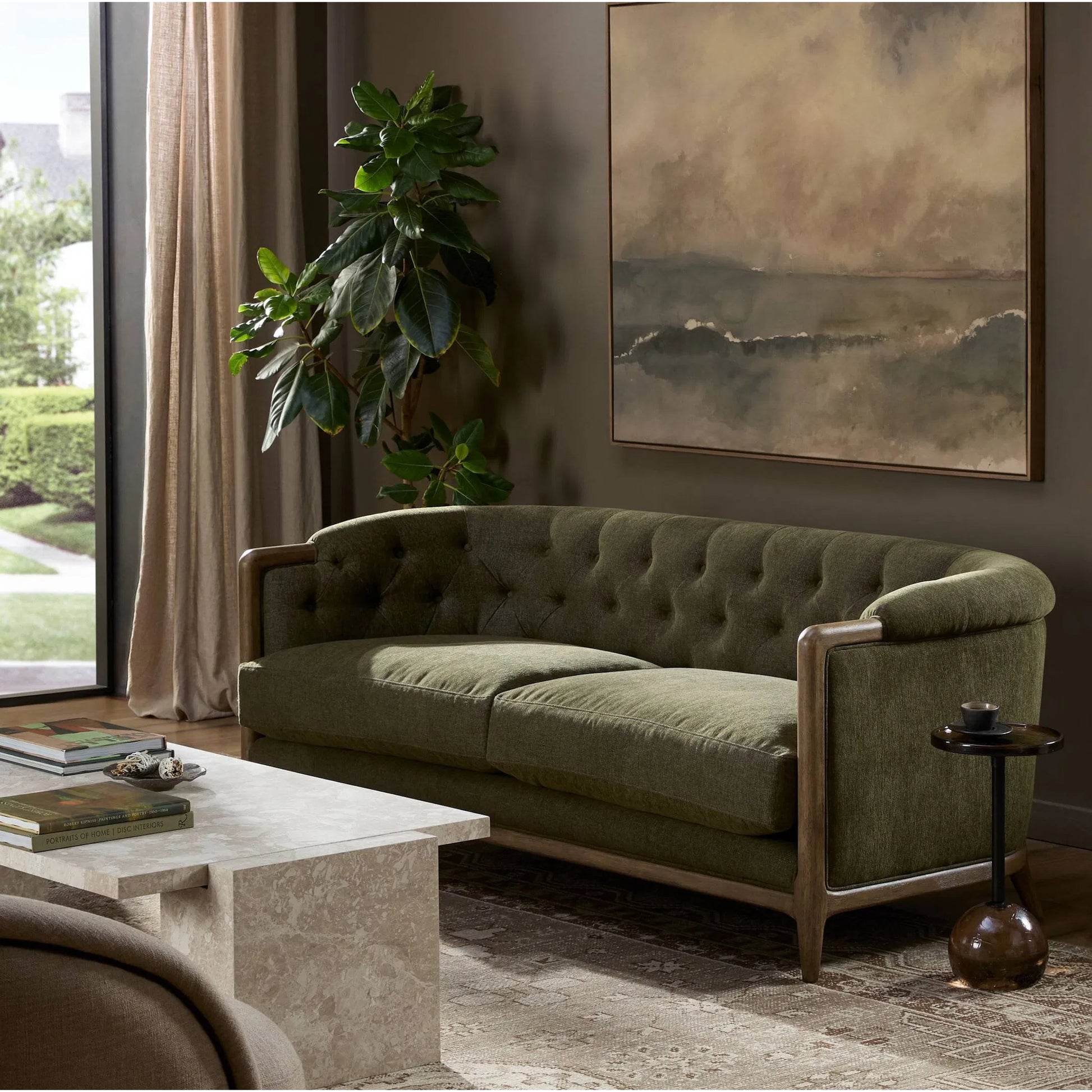 Ellsworth Sofa by Four Hands. Made from unique in a transitional style.