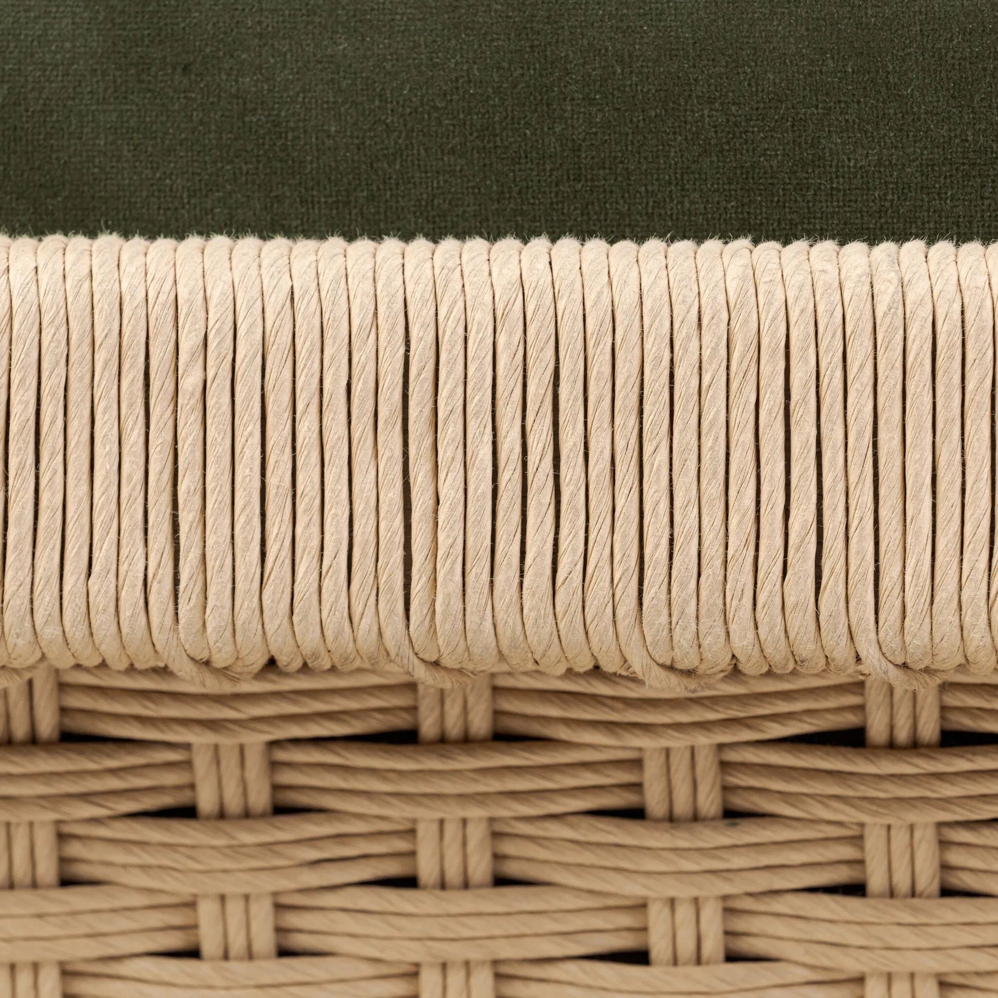Barwin Chair by Four Hands. Made from 76.8% cotton, 23.2% polyester, solid oak, rush in a rustic style.