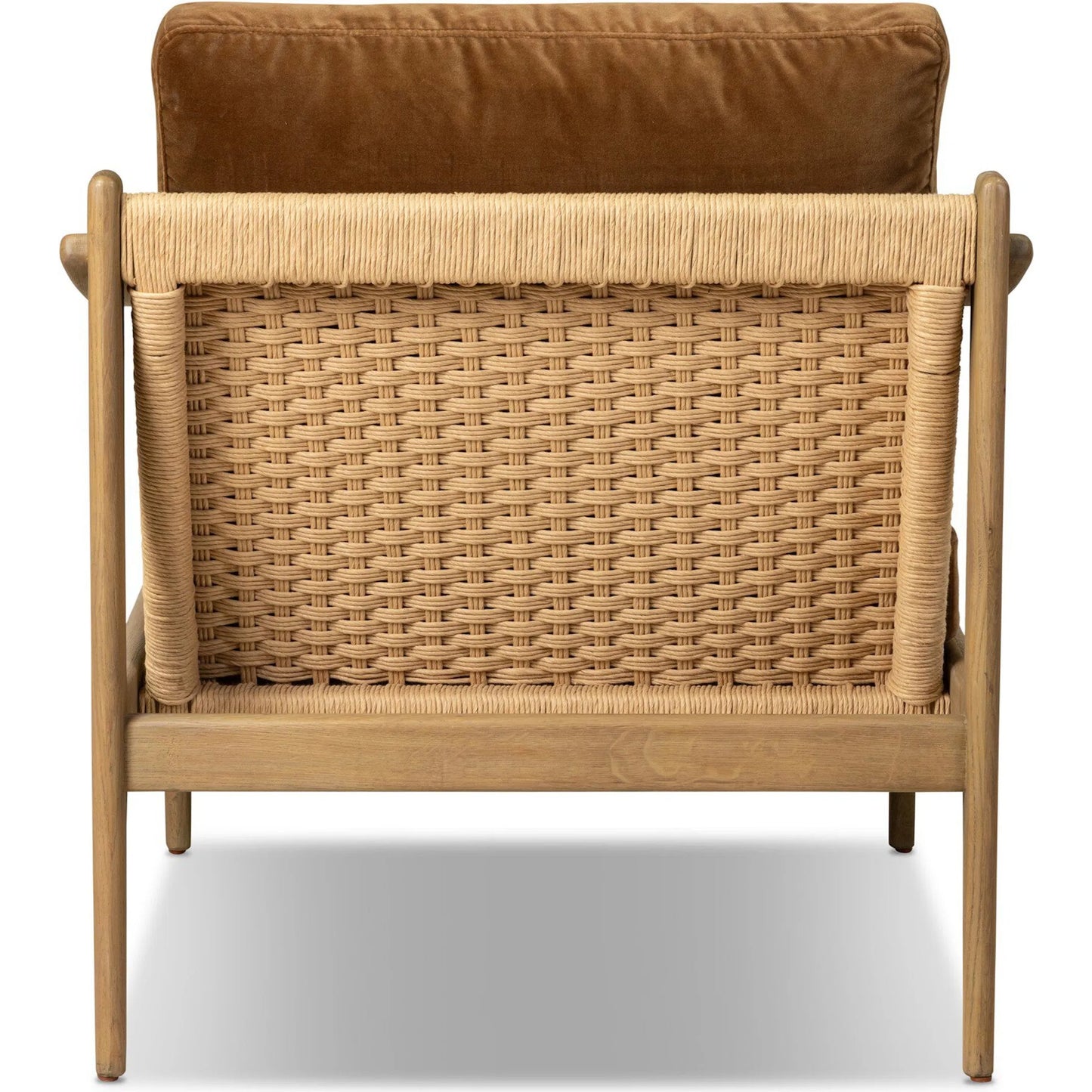 008 SI-2534787 | Additional Silo | Barwin Chair by Four Hands. Made from 76.8% cotton, 23.2% polyester, solid oak, rush in a rustic style.