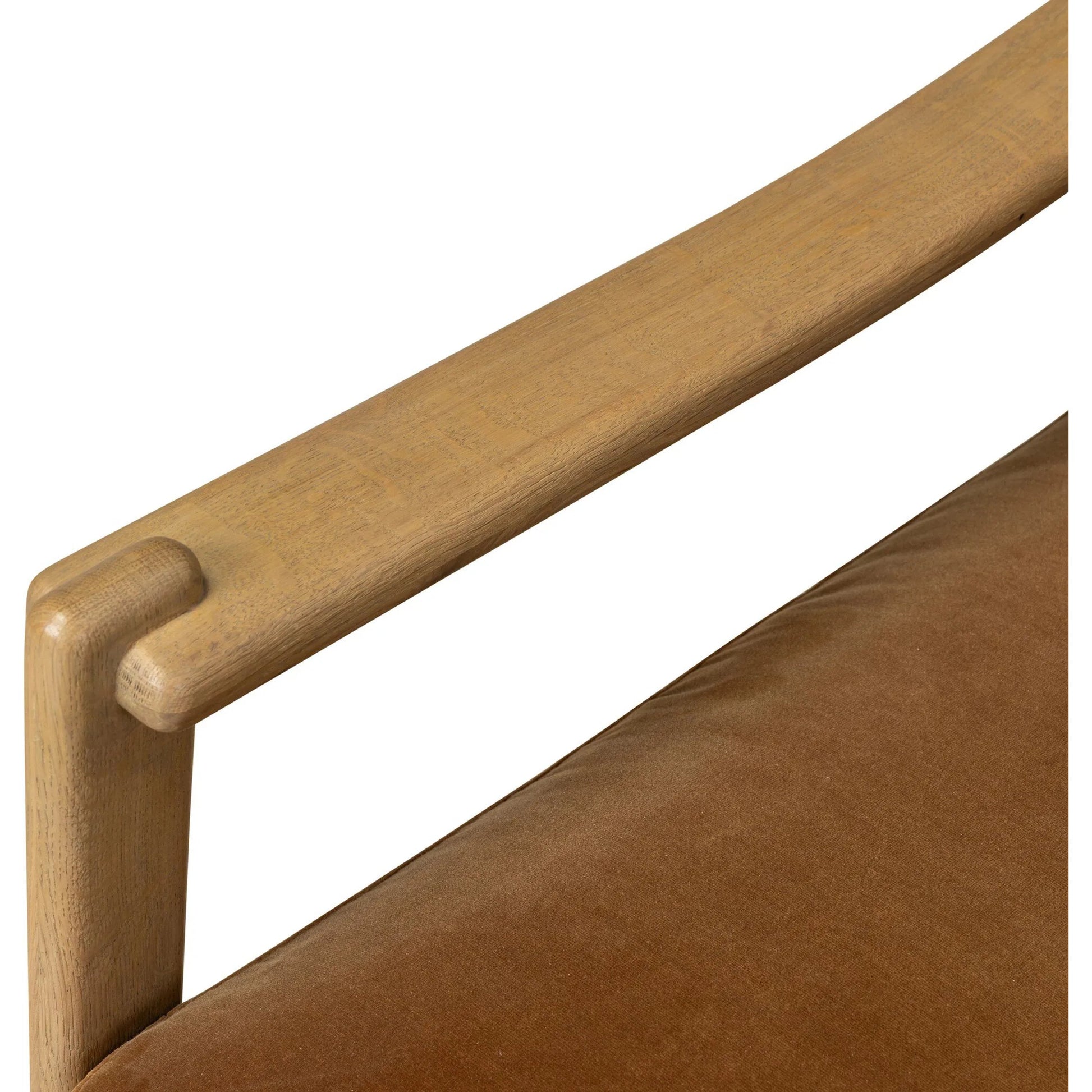 Barwin Chair by Four Hands. Made from 76.8% cotton, 23.2% polyester, solid oak, rush in a rustic style.
