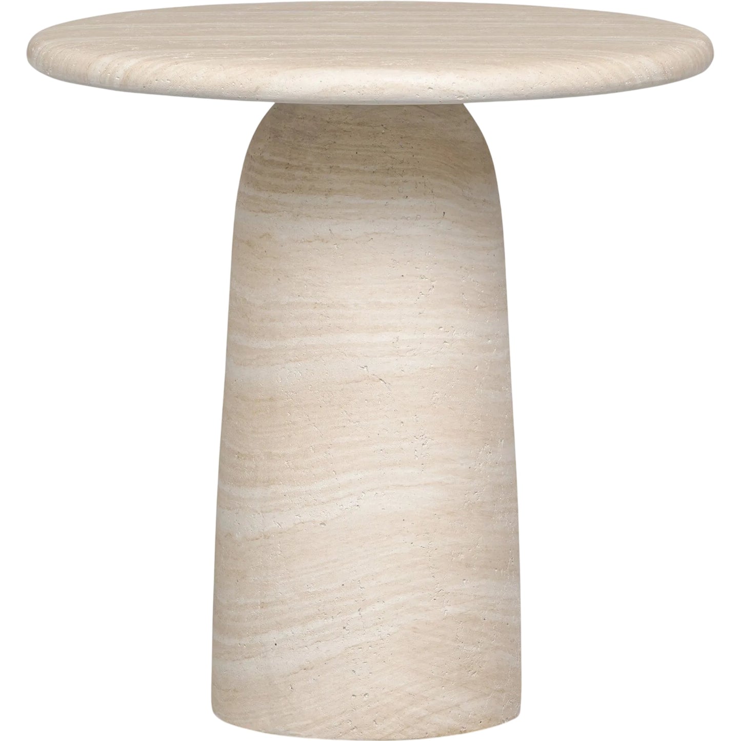 001 SI-2377053 | Primary Silo | Janice End Table by Four Hands in sand striae. Made from solid concrete in a transitional style.