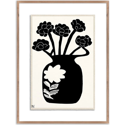 Woodblock Floral IV by Roseanne Kenny by Four Hands. Made from textured fine art paper in a unique style.