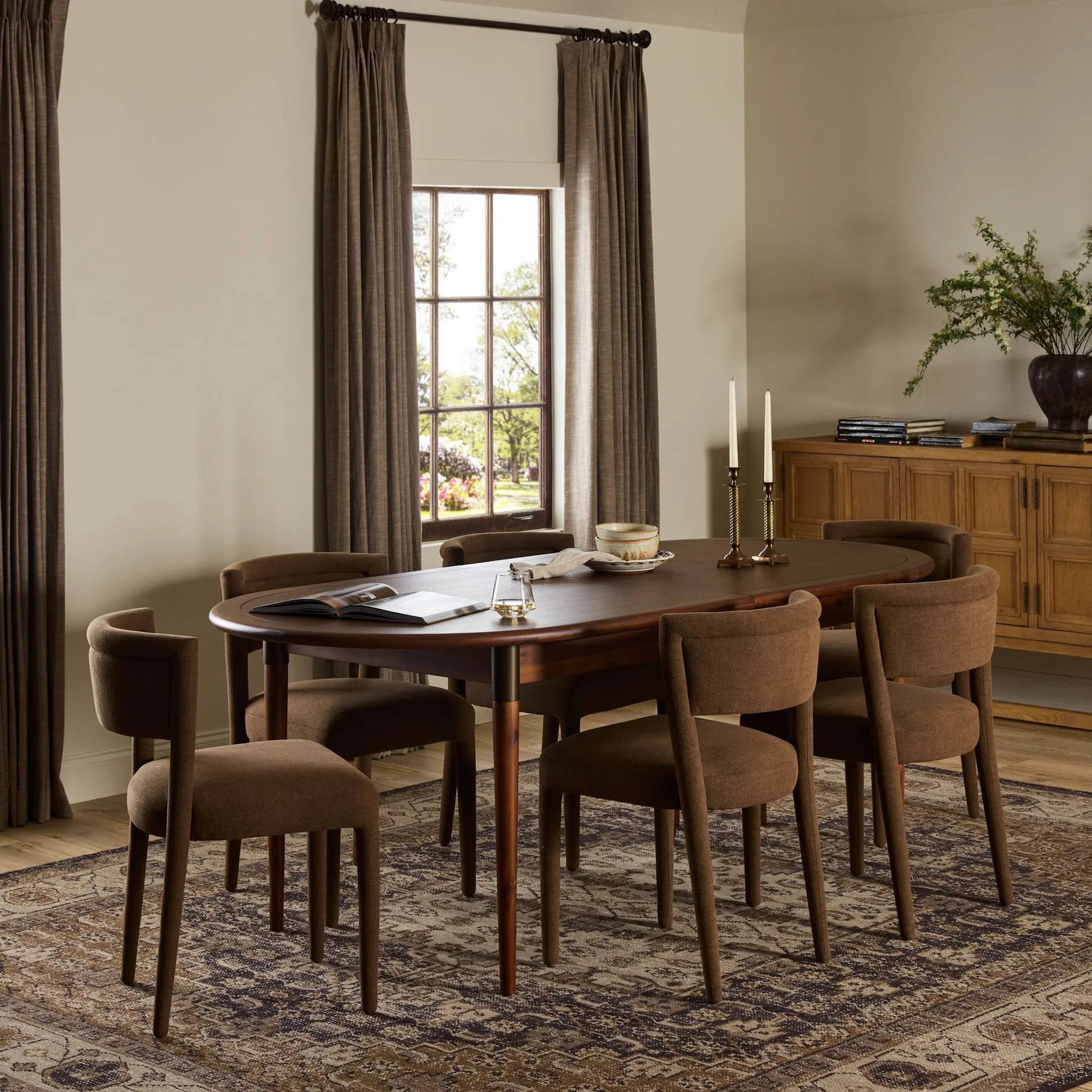 Harper Oval Extension Dining Table by Four Hands. Made from unique in a unique style.