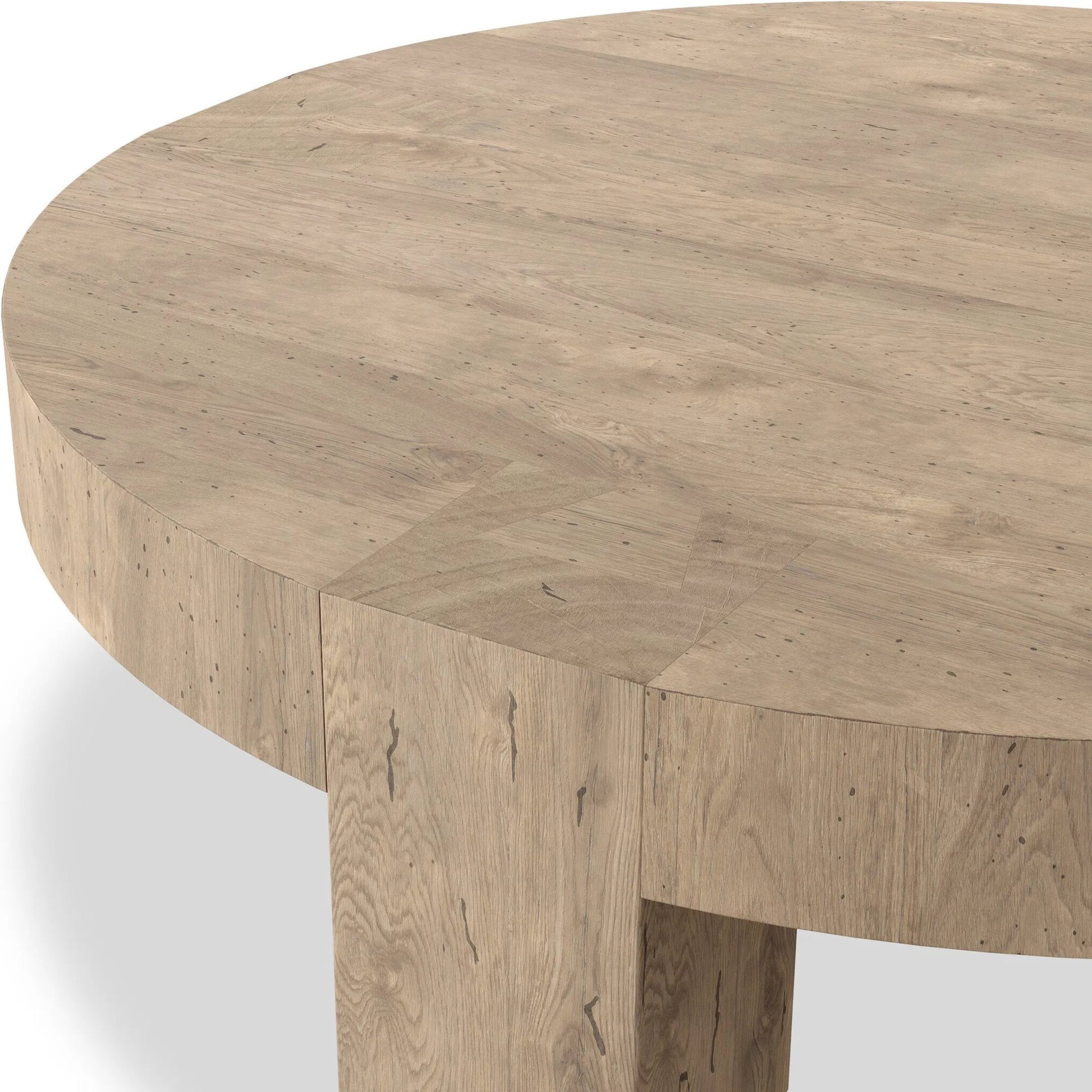 Abaso Round Coffee Table by Four Hands. Made from unique in a unique style.