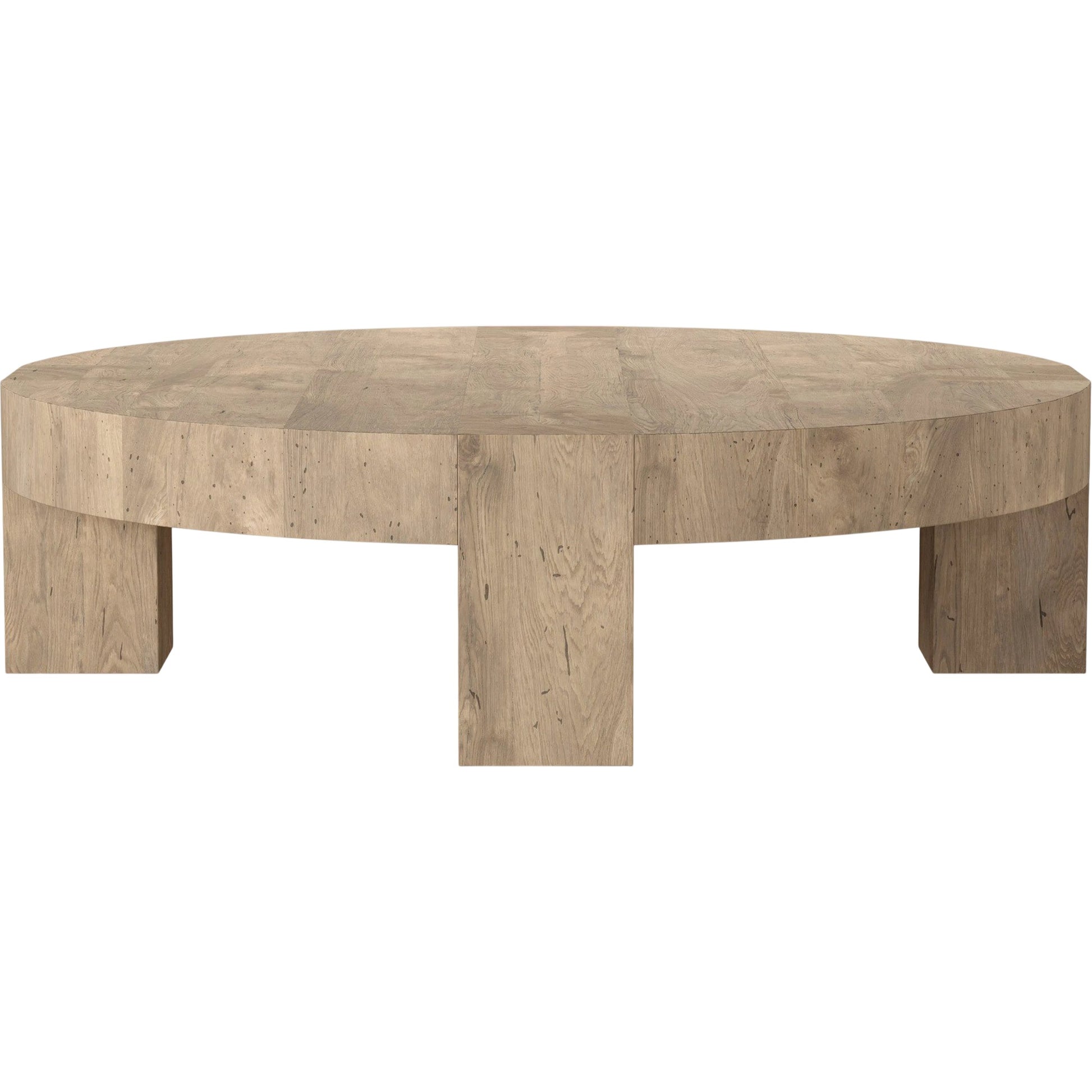 Abaso Round Coffee Table by Four Hands. Made from unique in a unique style.