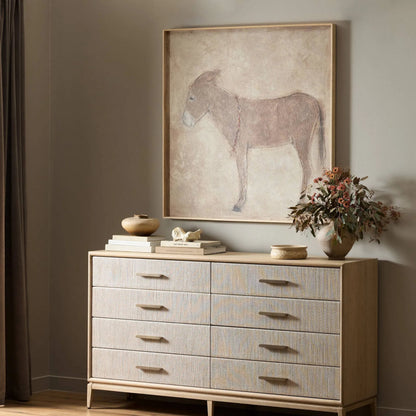 Burro Marron by Paul Meyer by Four Hands. Made from maple panel in a unique style.