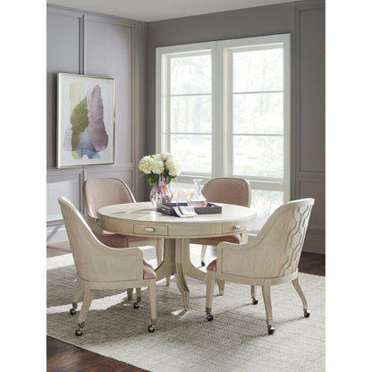 Roxbury Game Table by Sligh in pearl gray. Made from unique in a modern style.