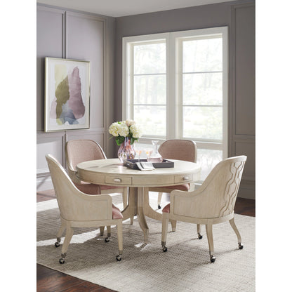 Roxbury Game Table by Sligh in pearl gray. Made from unique in a modern style.