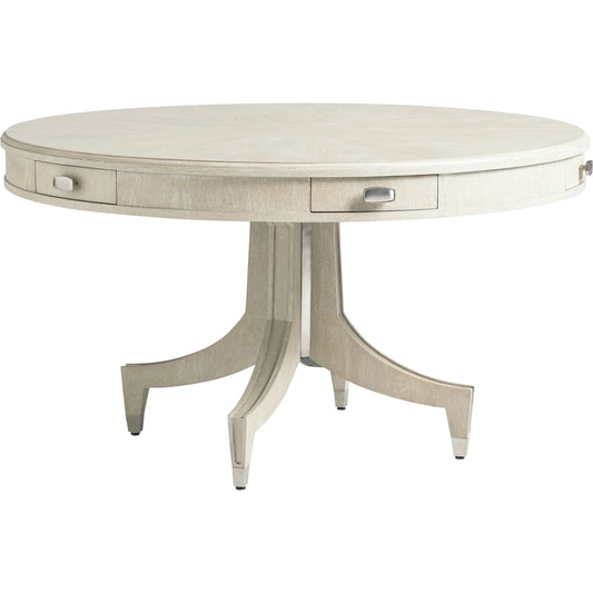 Roxbury Game Table by Sligh in pearl gray. Made from unique in a modern style.