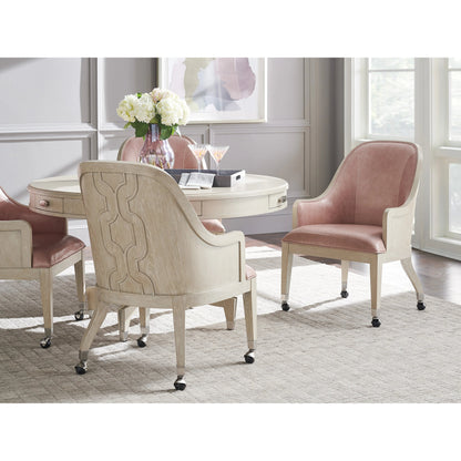 Roxbury Game Table by Sligh in pearl gray. Made from unique in a modern style.