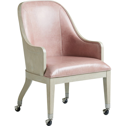 Maddox Game Chair by Sligh in ivory, pink. Made from unique in a transitional style.