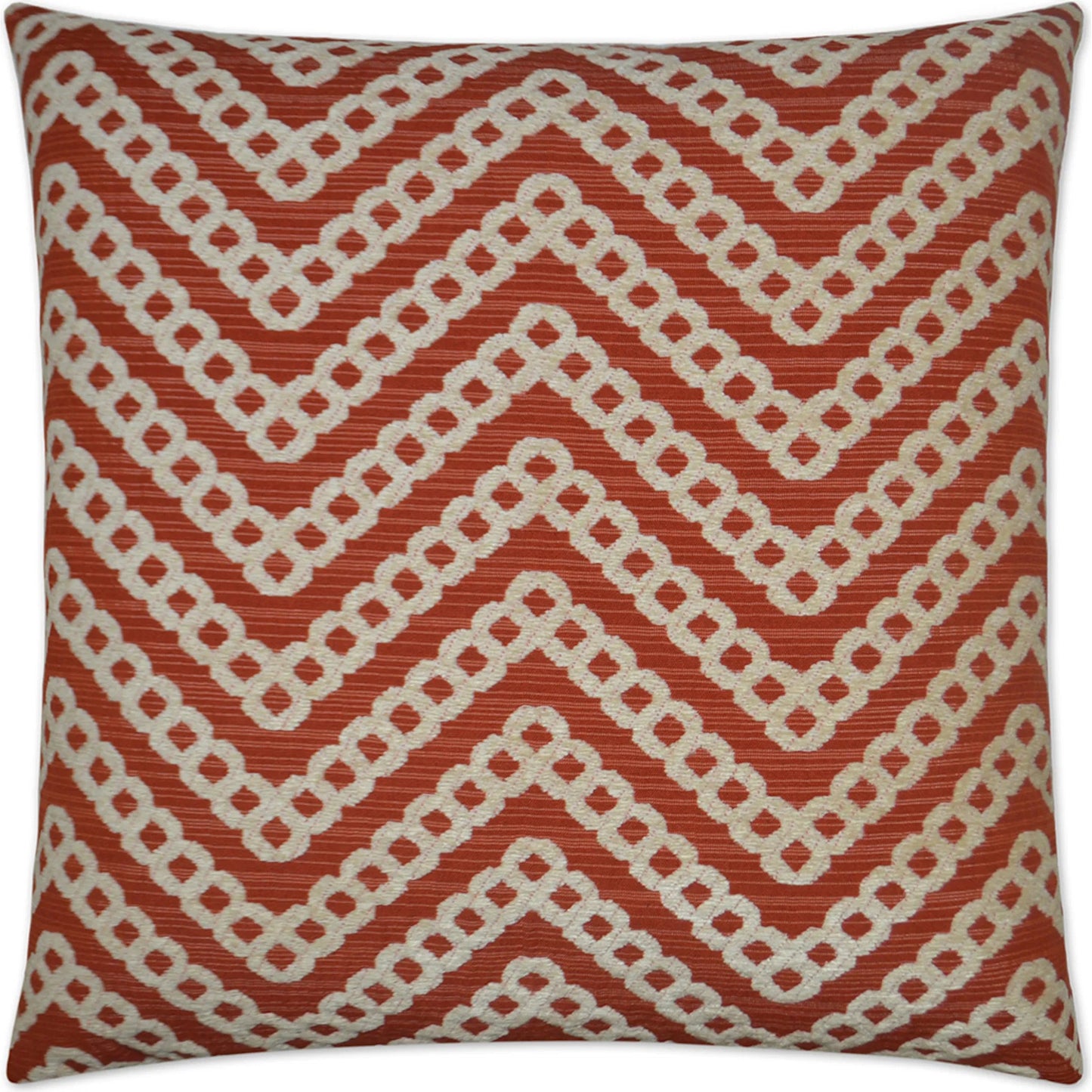 001 SI-2380952 | Primary Silo | Daumier Pillow by DV Kap Home in mango. Made from 51% rayon, 49% cotton in a eclectic & global style.