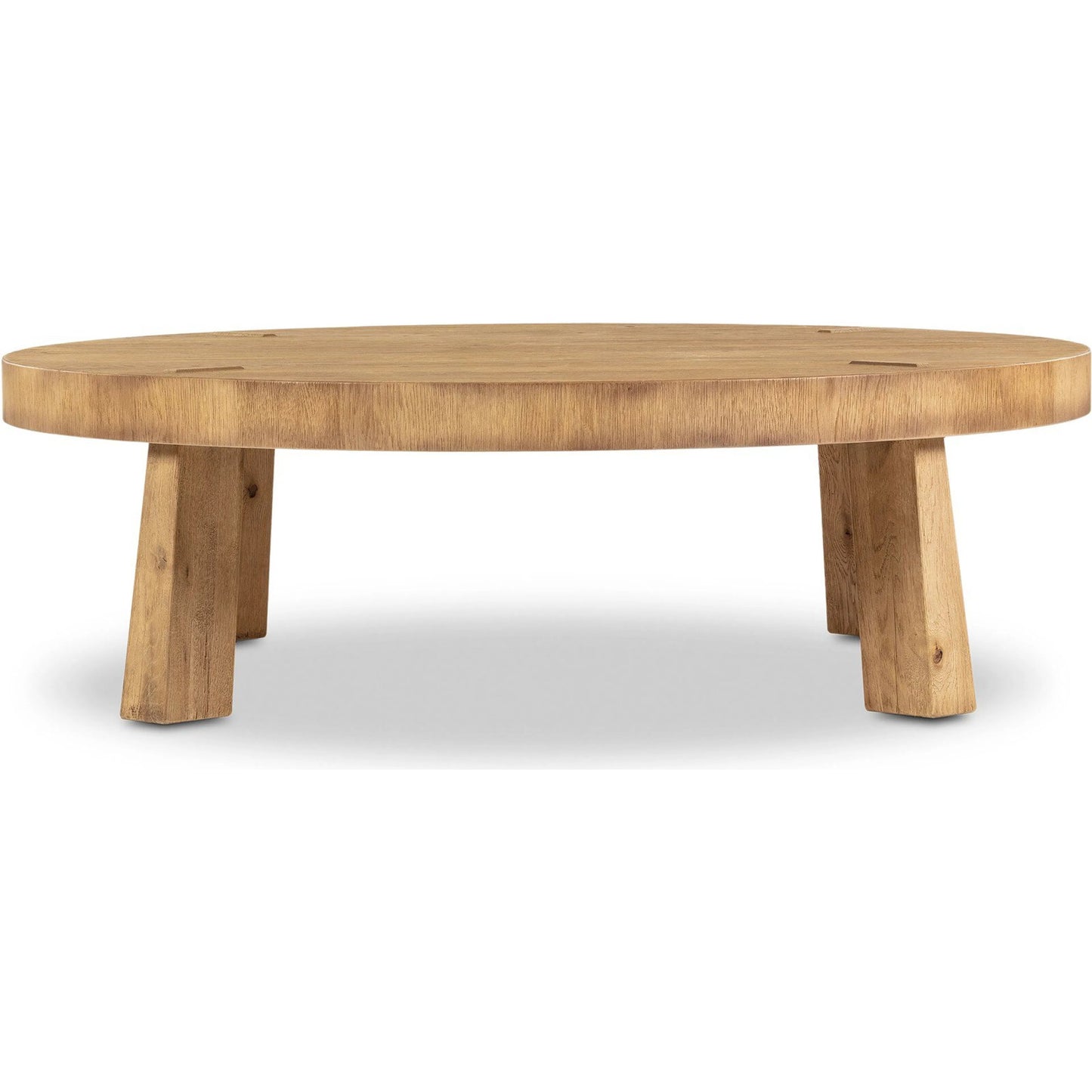 000 SI-2462047 | Additional Silo | Sadira Coffee Table-50" by Four Hands in worn oak veneer. Made from thick oak veneer, solid oak in a transitional style.