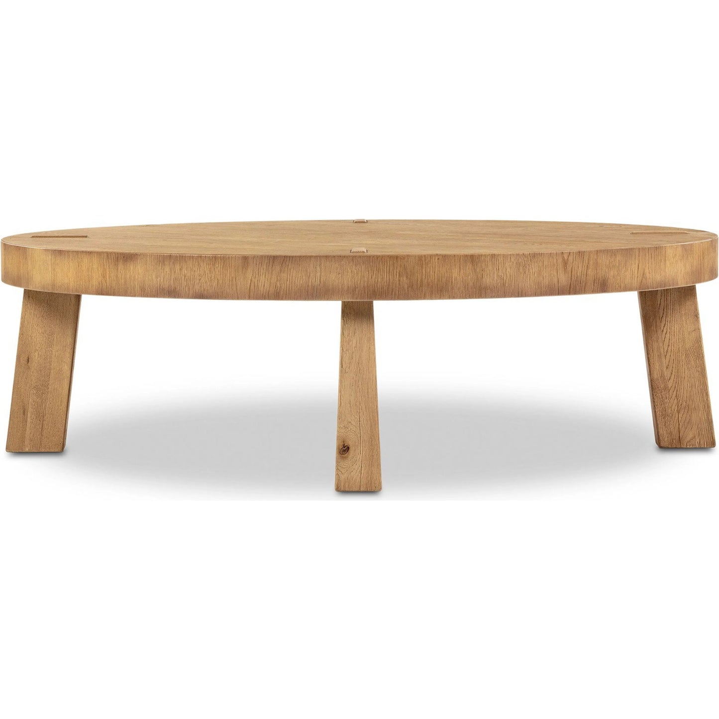001 SI-2462047 | Additional Silo | Sadira Coffee Table-50" by Four Hands in worn oak veneer. Made from thick oak veneer, solid oak in a transitional style.
