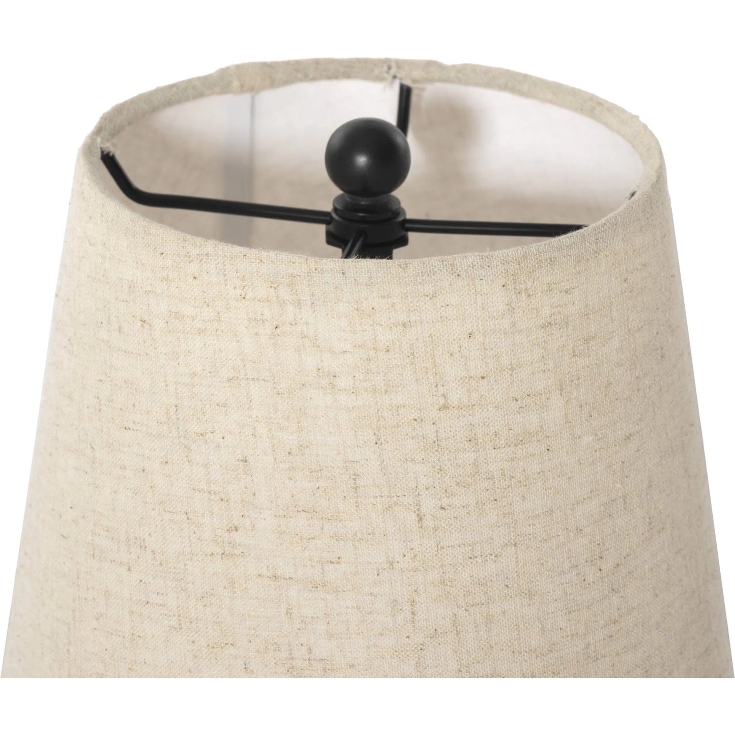 003 SI-2531698 | Closeup | Santano Table Lamp by Four Hands in fawn oak, antique brass iron, matte black. Made from solid oak, iron in a unique style.