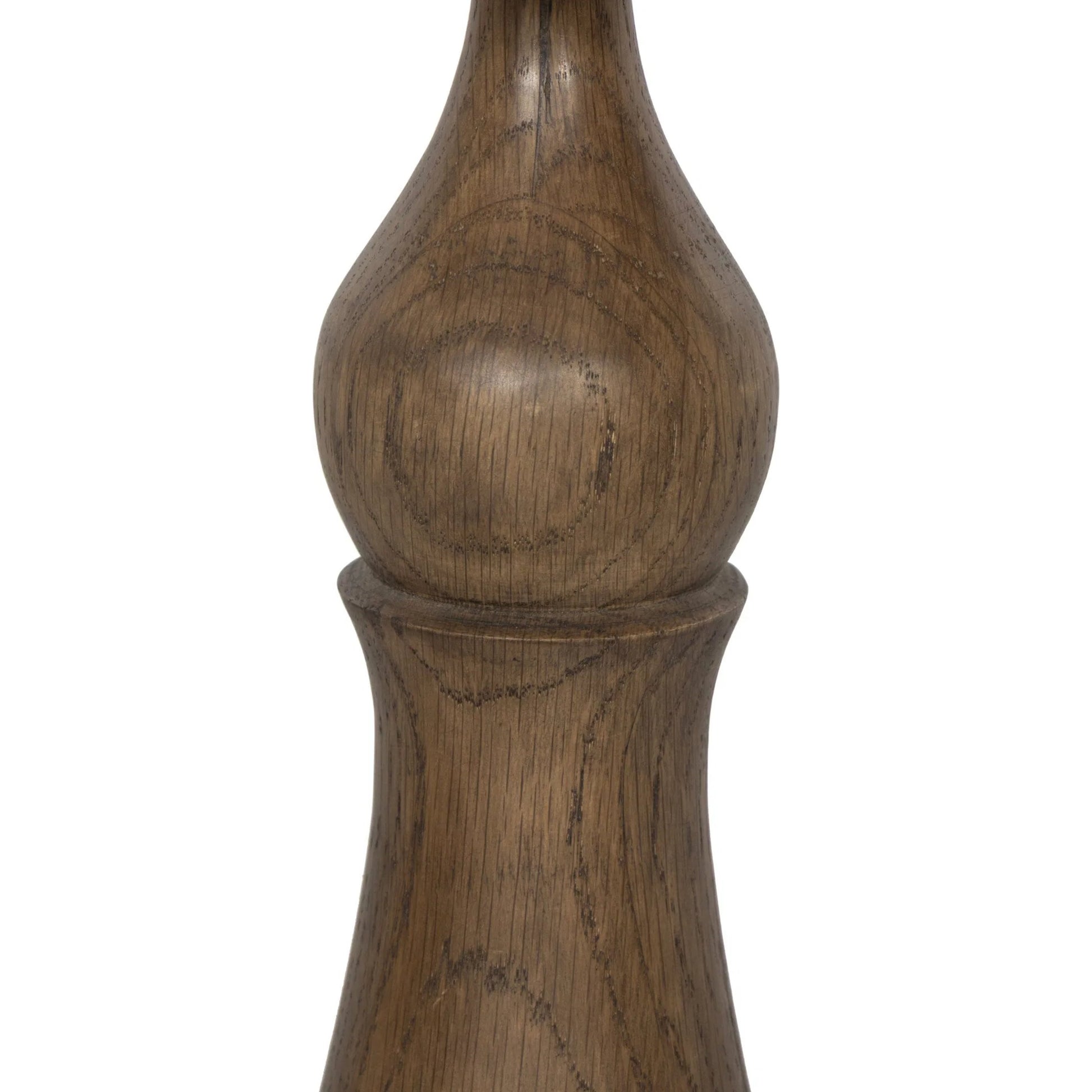 Santano Table Lamp by Four Hands in fawn oak, antique brass iron, matte black. Made from solid oak, iron in a unique style.