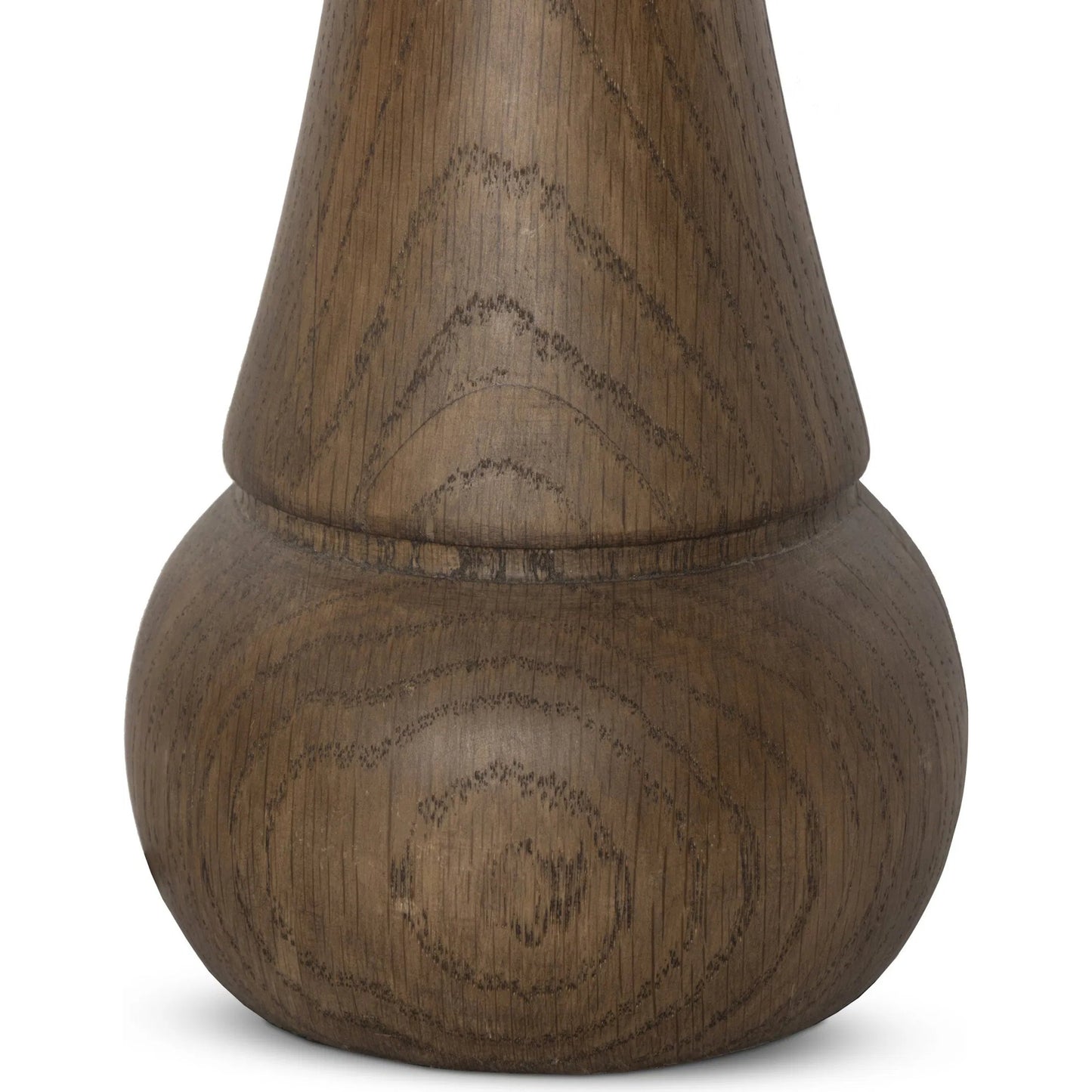 007 SI-2531698 | Closeup | Santano Table Lamp by Four Hands in fawn oak, antique brass iron, matte black. Made from solid oak, iron in a unique style.