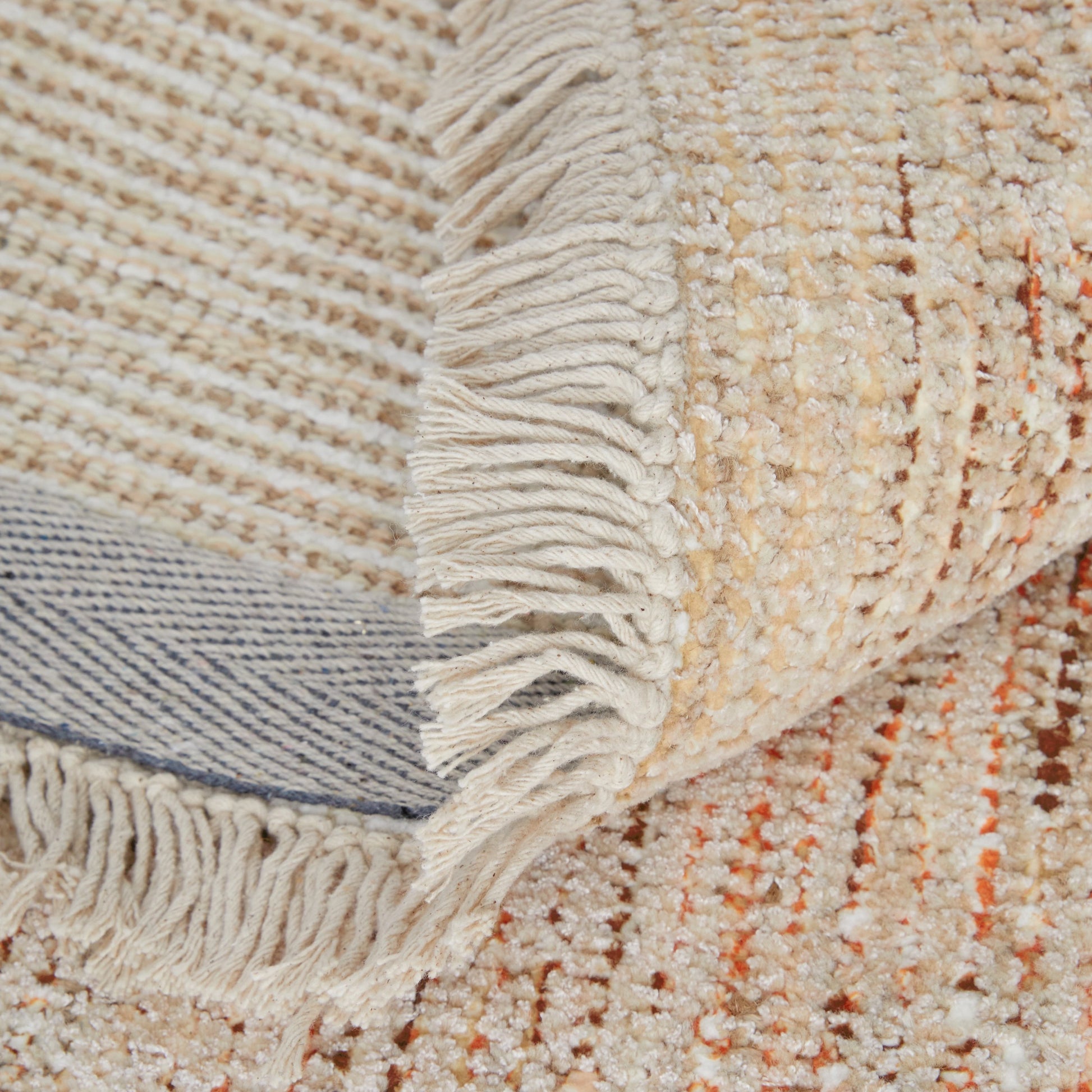 Caldwell Rug - 8798977F by Feizy in orange, tan, ivory. Made from wool, viscose in a unique style.