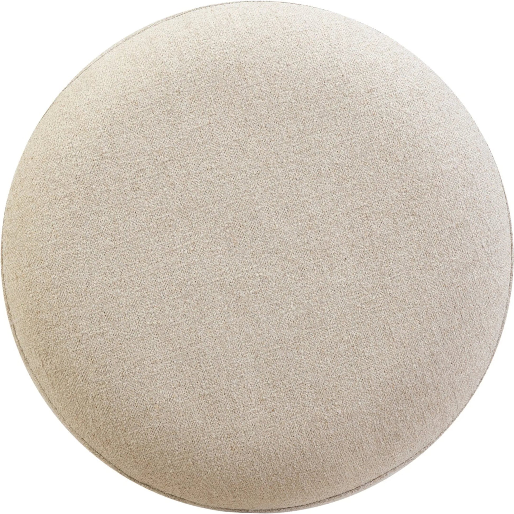 Montclair Stool by Four Hands in antwerp natural, drifted oak resin, aged iron. Made from 39% flax/linen, 35% cotton, 26% polyester, composite resin mixture, iron in a unique style.