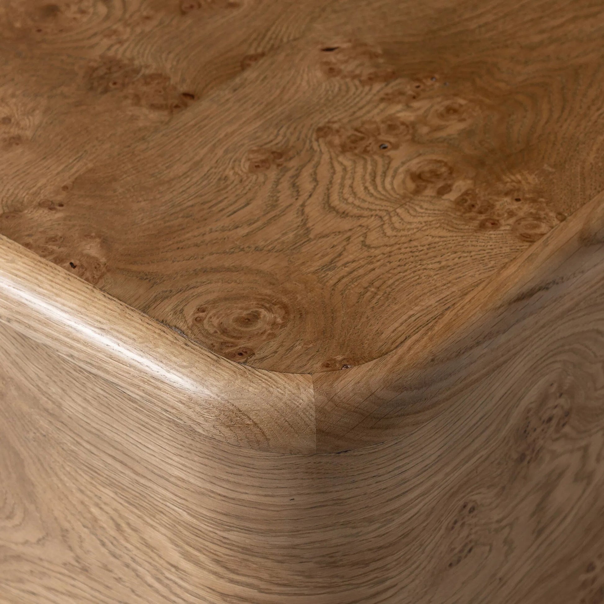 Talessi End Table by Four Hands in wheat medium burl oak, wheat medium burl oak solid. Made from oak veneer, solid oak in a unique style.