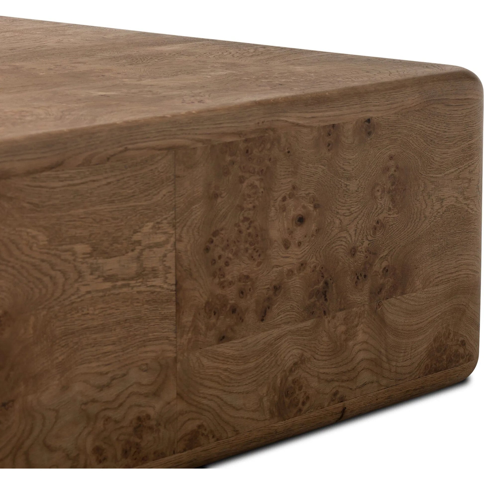 Talessi Square Coffee Table by Four Hands in wheat medium burl oak, wheat medium burl oak solid. Made from oak veneer, solid oak in a unique style.