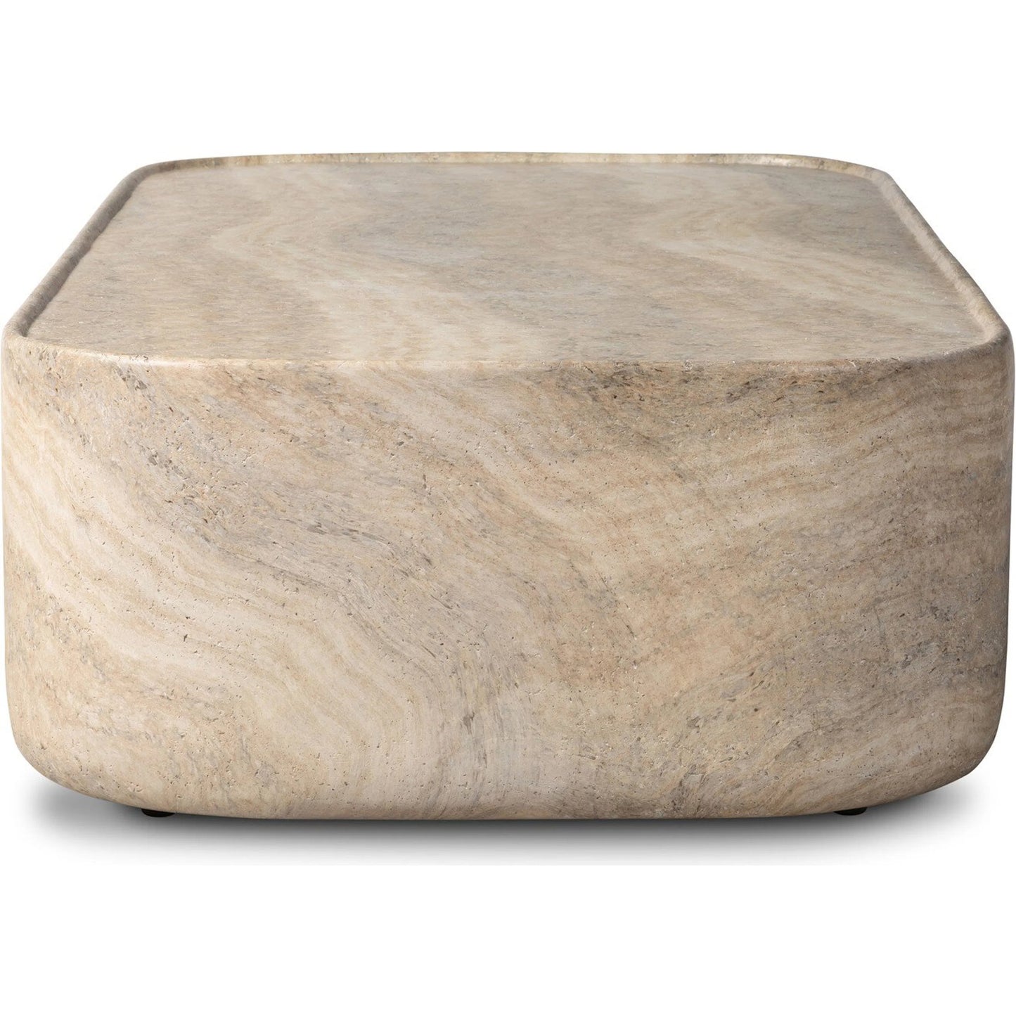 003 SI-2531659 | Additional Silo | Manor Outdoor Coffee Table by Four Hands in textured sandy grey. Made from solid concrete in a unique style.