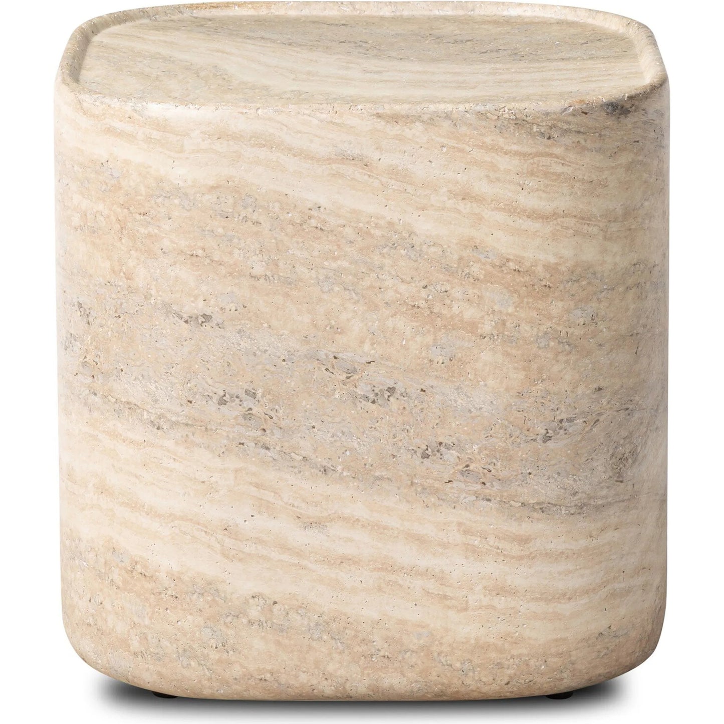 000 SI-2531660 | Additional Silo | Manor Outdoor End Table by Four Hands in textured sandy grey. Made from solid concrete in a unique style.
