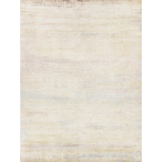 Reflections 2513 Rug by Exquisite Rugs in ivory, soft green. Made from bamboo silk in a unique style.