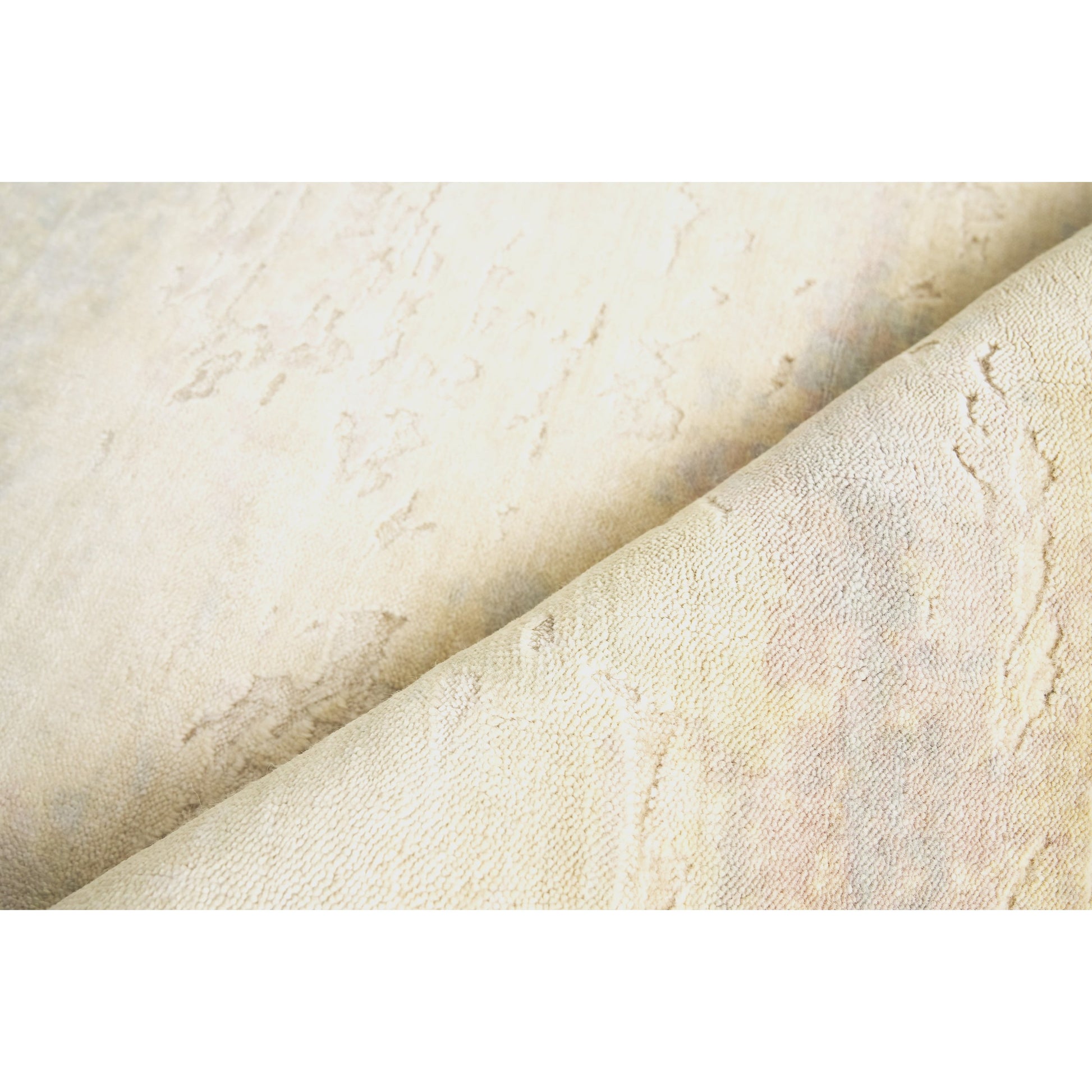 Reflections Rug - Ivory, Soft Green by Exquisite Rugs in ivory/soft green. Made from ivory, soft green in a unique style.