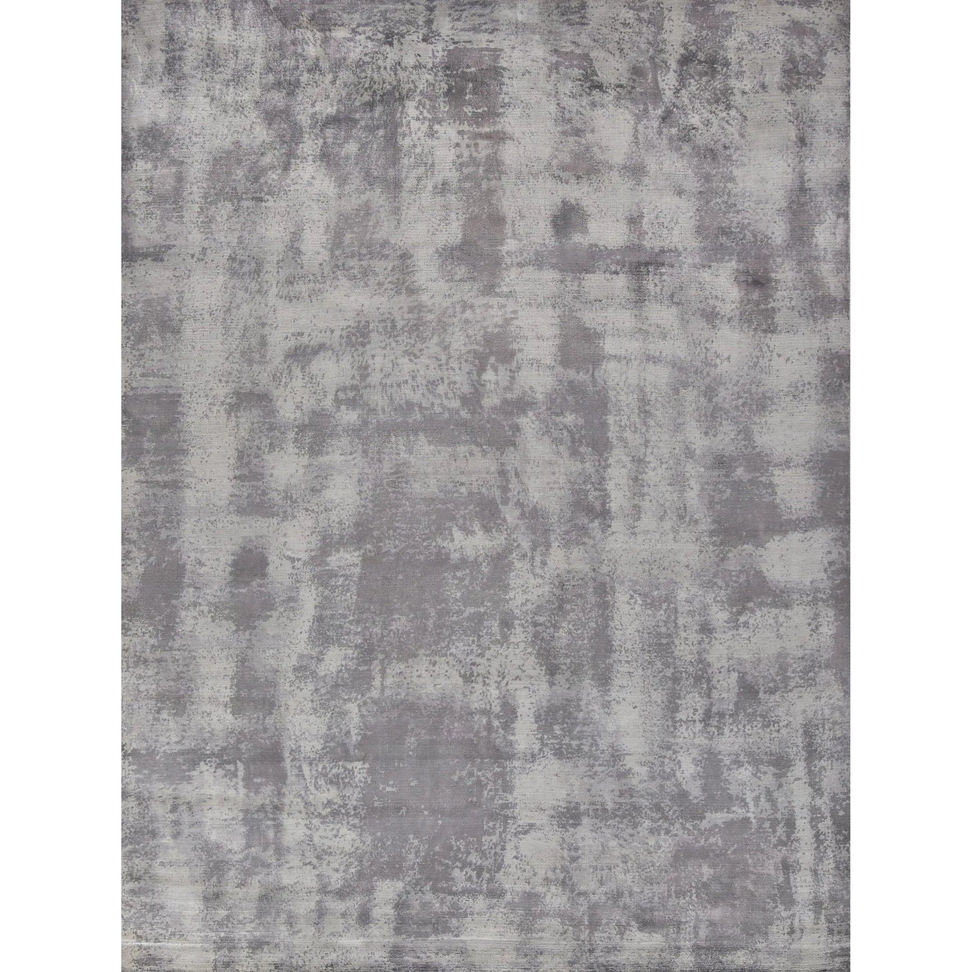 Antolini Area Rug by Exquisite Rugs in gray. Made from bamboo silk in a unique style.