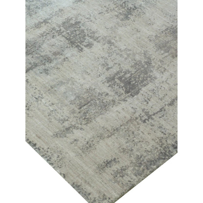 Antolini Area Rug by Exquisite Rugs in gray. Made from bamboo silk in a unique style.